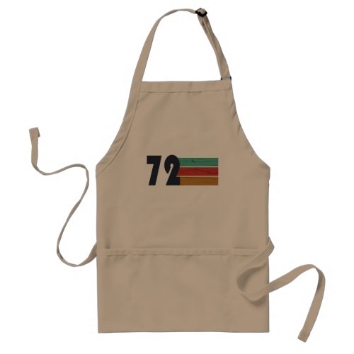 born in 1972 vintage birthday gift adult apron