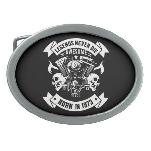 Born in 1973 awesome Legend  Belt Buckle