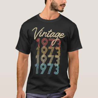 Born In 1973 Groovy 51St Birthday         T-Shirt