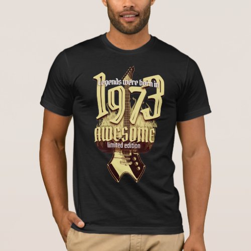 born in 1973 rock  T_Shirt