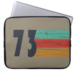born in 1973 vintage 51st birthday laptop sleeve