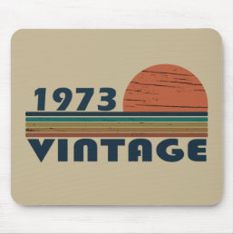 Born in 1973 vintage 51st birthday mouse pad