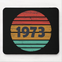 Born in 1973 vintage birthday mouse pad