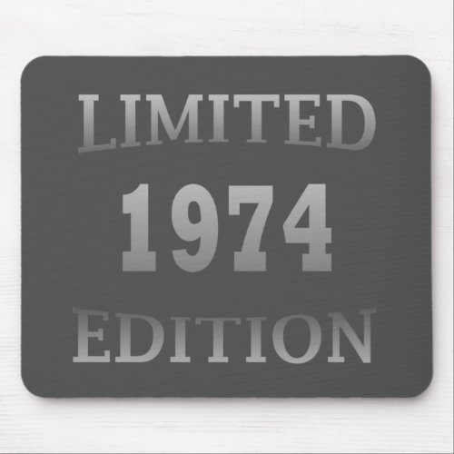 Born in 1974 50th birthday mouse pad