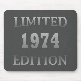Born in 1974 Elegant Modern Birthday Gift Mouse Pad