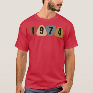 Born In 1974 Guitarist Guitar Pick Music Birthday T-Shirt