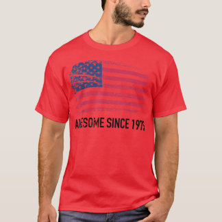 Born in 1975 47 Years Old Made in 1975 47th Birthd T-Shirt