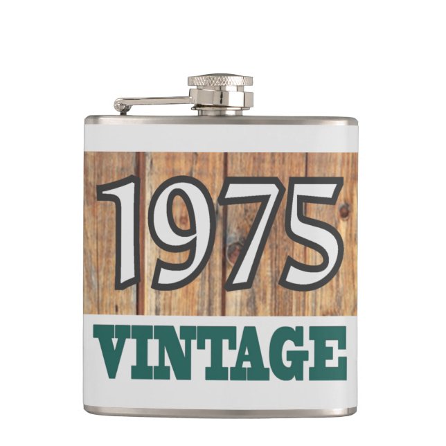 Born in 1975 flask (Front)