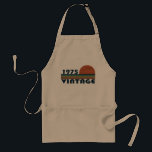 Born in 1975 vintage 50th birthday gift adult apron<br><div class="desc">This vintage classic graphic design with awesome typography font lettering can add originality to your wardrobe collection. It is a great gift idea for men, women, husbands, wives, girlfriends, and boyfriends who will love this one-of-a-kind artwork. It is the best and most funny holiday present for your happy birthday party....</div>