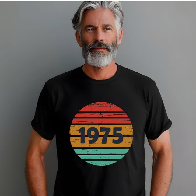 born in 1975 vintage birthday gift T-Shirt (Creator Uploaded)