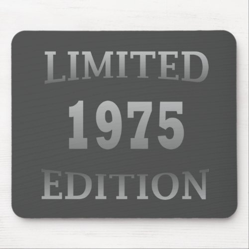 Born in 1975 vintage birthday mouse pad