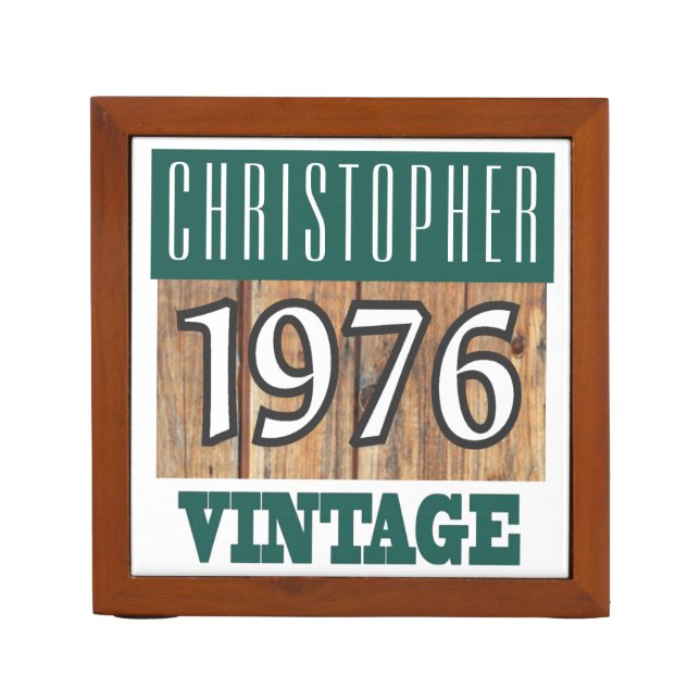 Born in 1976 desk organizer (Front)