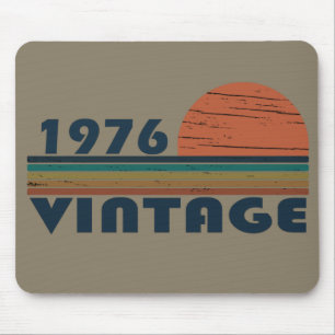 Born in 1976 vintage birthday gift mouse pad