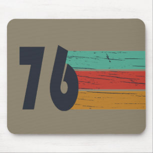 Born in 1976 vintage birthday gift mouse pad