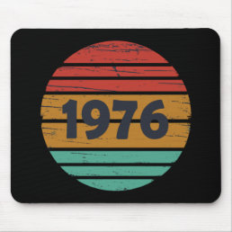 Born in 1976 vintage birthday mouse pad
