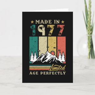 Born In 1977 Birthday Card