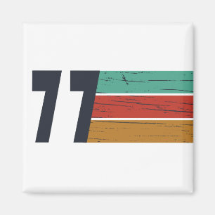 Born in 1977 vintage birthday gift magnet