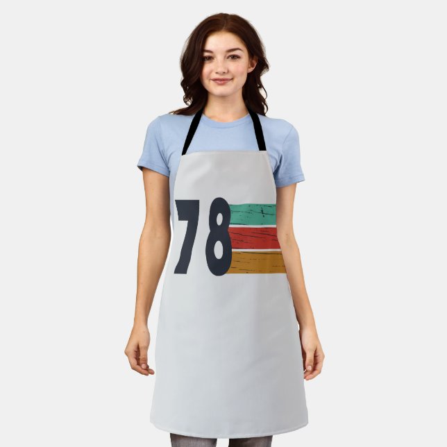Born in 1978 vintage birthday gift apron (Worn)