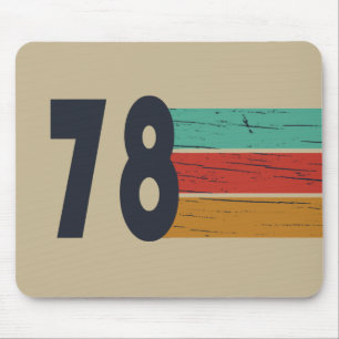 Born in 1978 vintage birthday gift mouse pad
