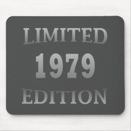 born in 1979 birthday limited edition gift mouse pad