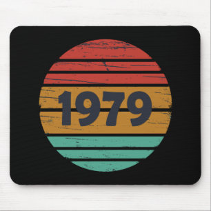 Born in 1979 vintage birthday gift mouse pad