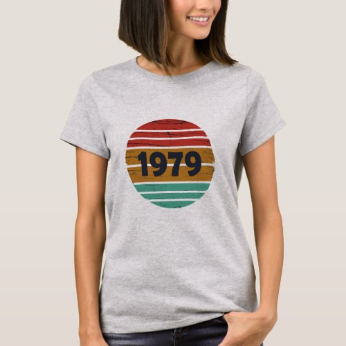 born in 1979 vintage birthday T_Shirt