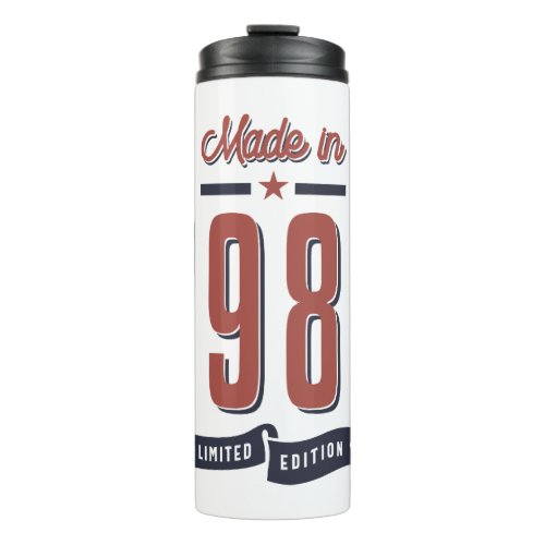 Born in 1981 Birthday Thermal Tumbler