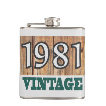 Born in 1981 flask