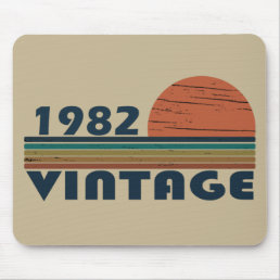 Born in 1982 vintage birthday mouse pad