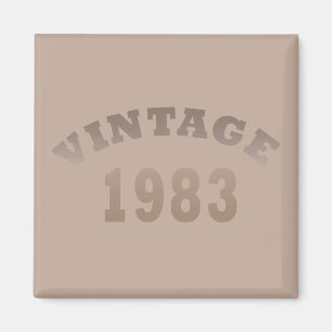Born in 1983 elegant vintage birthday party gift magnet