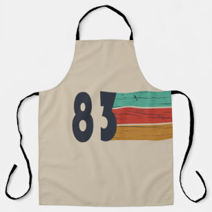 Born in 1983 vintage birthday apron