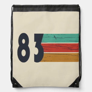 Born in 1983 vintage birthday gift drawstring bag