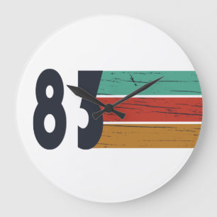 Born in 1983 vintage birthday gift large clock