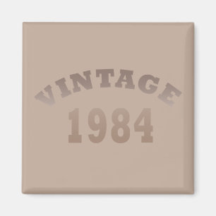 Born in 1984 elegant modern vintage birthday gift magnet