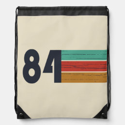born in 1984 vintage 40th birthday gift drawstring bag