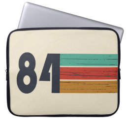 born in 1984 vintage 40th birthday gift laptop sleeve