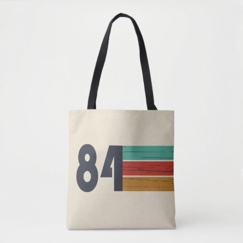 born in 1984 vintage 40th birthday gift tote bag