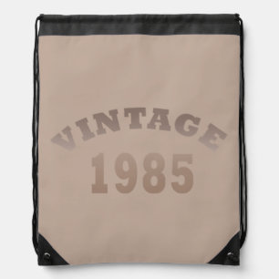 Born in 1985 Elegant Vintage Birthday Gift Drawstring Bag