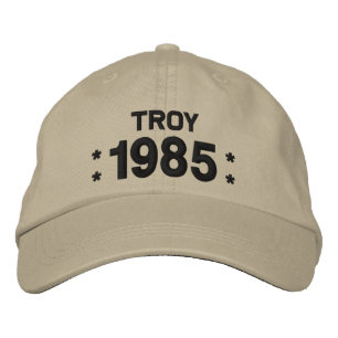 Born in 1985 or Any Year 30th Birthday W06F OLIVE Embroidered Baseball Cap