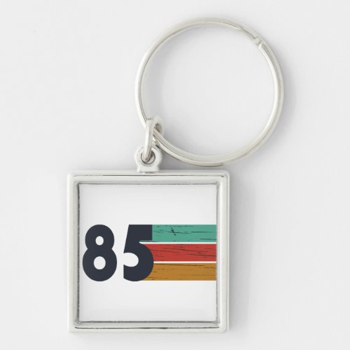 Born in 1985 vintage 40th birthday gift keychain