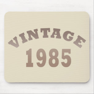 born in 1985 vintage 40th birthday gift mouse pad