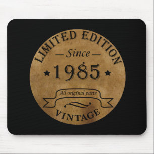 Born in 1985 vintage 40th birthday gift mouse pad