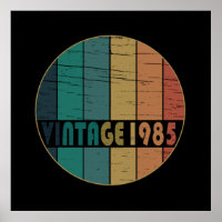 born in 1985 vintage 40th birthday gift
