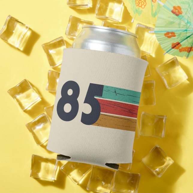 Born in 1985 vintage birthday party can cooler (In Situ Summer)