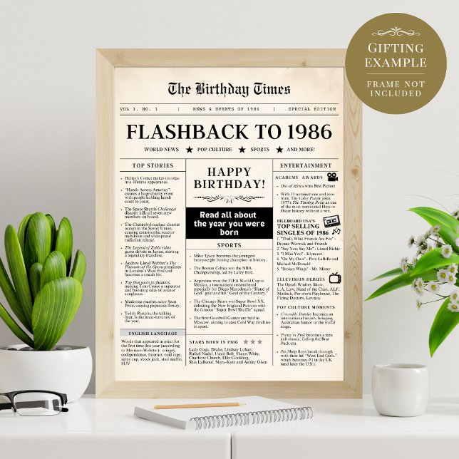 Born in 1986 Fun Newspaper (Creator Uploaded)