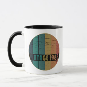 Born in 1988 vintage birthday gift mug