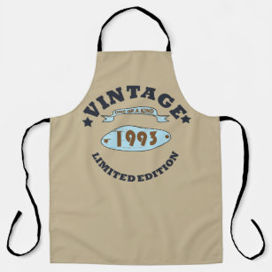 born in 1993 vintage birthday apron