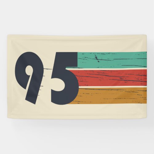 Born in 1995 vintage 30th birthday gift banner