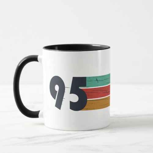 Born in 1995 vintage 30th birthday gift mug