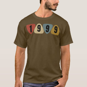 Born In 1999 Guitarist Guitar Pick Music Birthday  T-Shirt